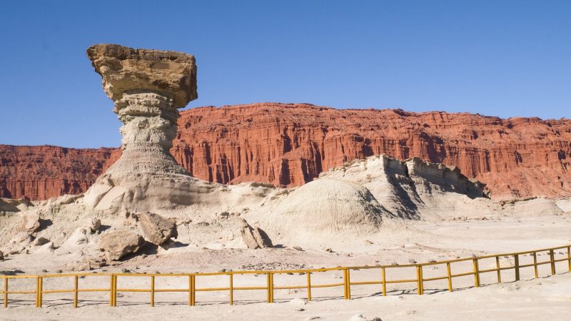 Dans la vallée de la lune en Argentine