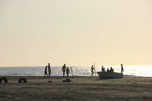 Les pêcheurs de la Boquilla.