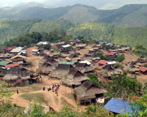 Au coeur du village de Ban Nam Yang...