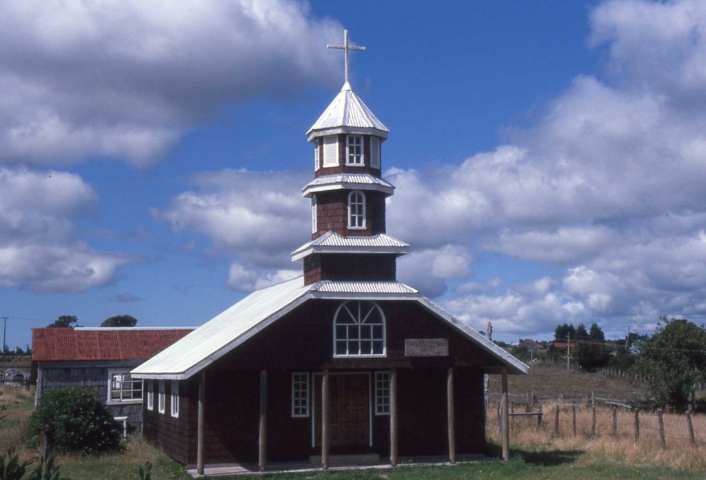 Une église sur l'île de Chiloé