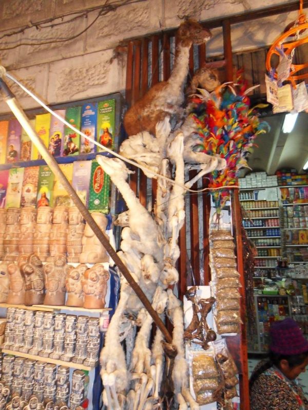 Marché sorcières La Paz - copyright Voilier
