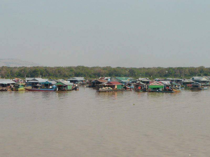 Le lac de Tonle Sap au Cambodge