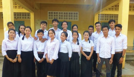 Lycéens cambodgiens
