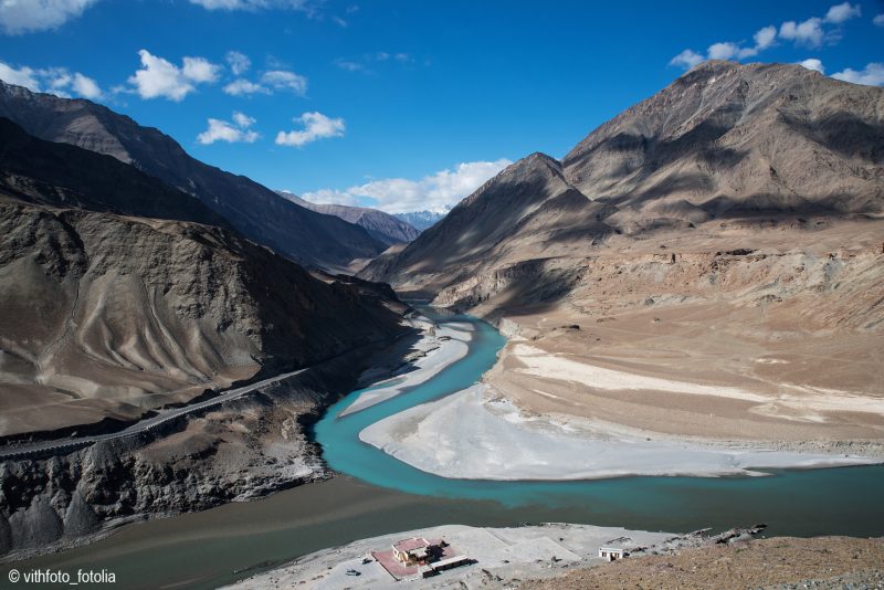 La rivière de Zanskar au Ladakh