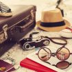 Ready vacation suitcase, holiday concept