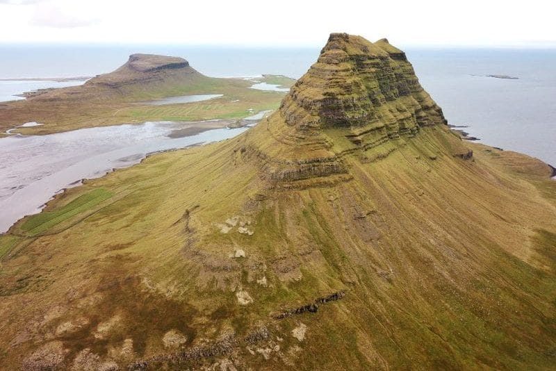Snaefellsnes Islande vue du ciel