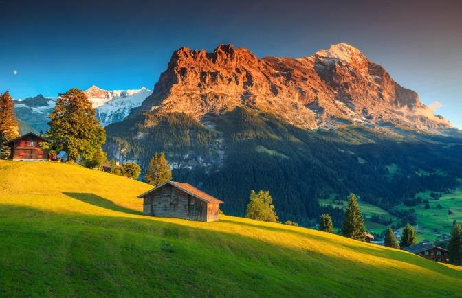 Oberland Bernois - alpage en Suisse