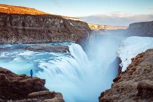 Chute de Gullfoss en Islande