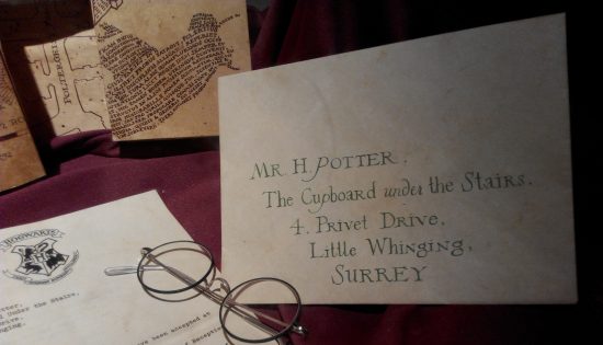 Harry Potter, lettre pour Poudlard