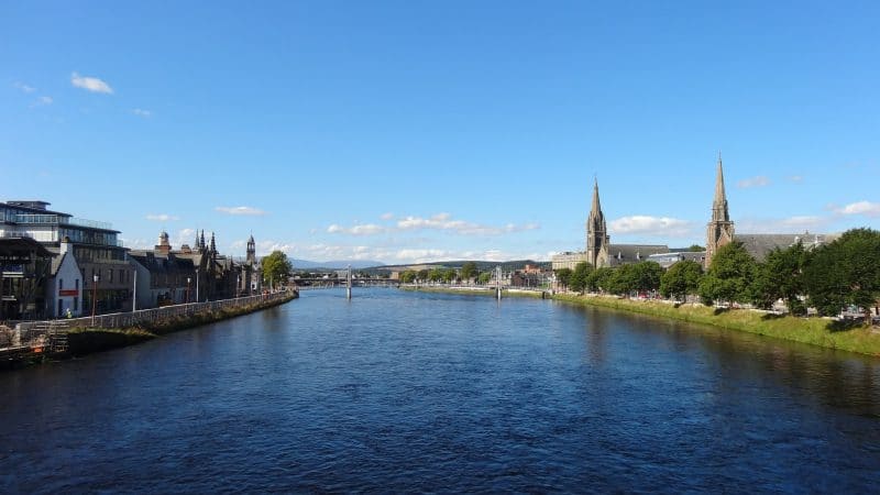 Inverness en Ecosse, Claire et Jamie, lieu de tournage en Ecosse