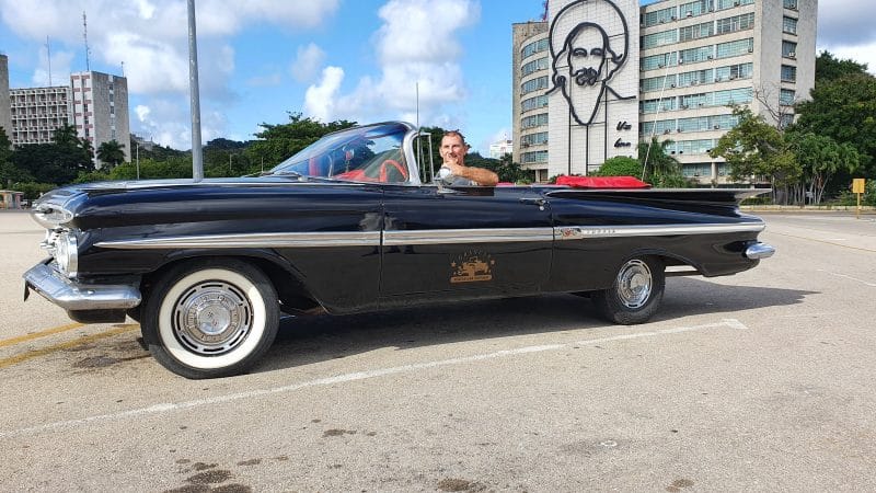 Excursion en voiture américaine décapotable à La Havane