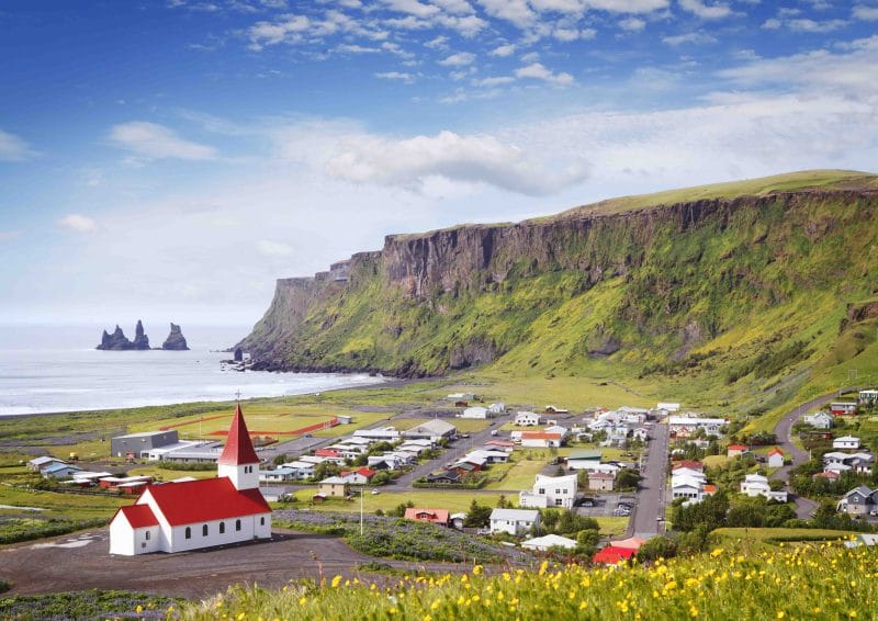 Village de Vik Islande