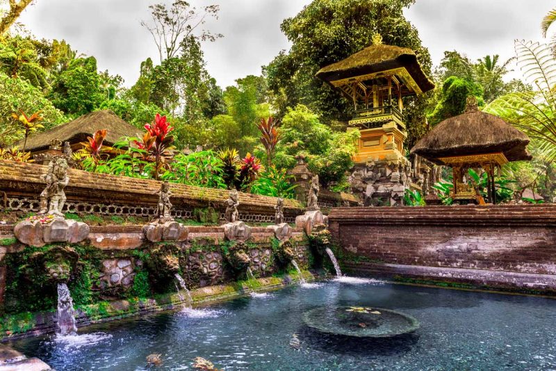 Sources d'eaux chaudes à Bali