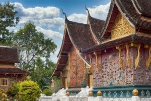Temple Wat Xieng Thong à Luang Prabang au Laos