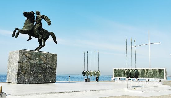 Statue d’Alexandre-le-Grand Thessalonique Grèce
