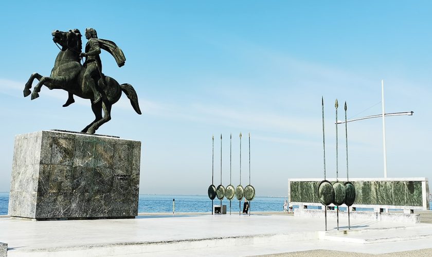 Statue d’Alexandre-le-Grand Thessalonique Grèce