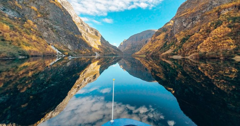 navigation fjord Norvège