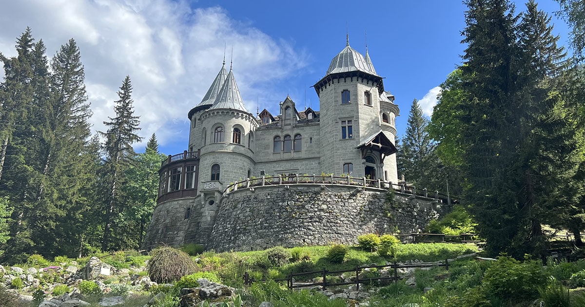 Château Savoie à Gressoney Vallée d'Aoste Italie