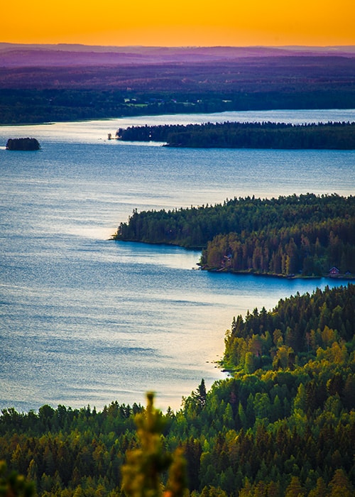 Region des lacs Finlande