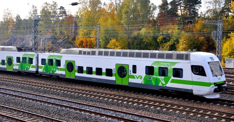 Train VR en Finlande