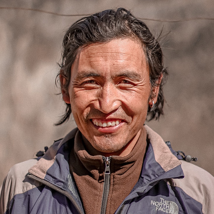 Portrait de guide au Népal