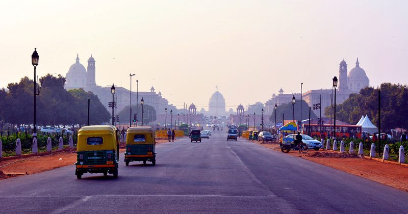 rue de Delhi en Inde