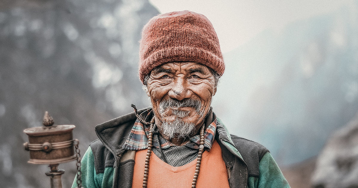 Portrait népalais Parc national de Langtang