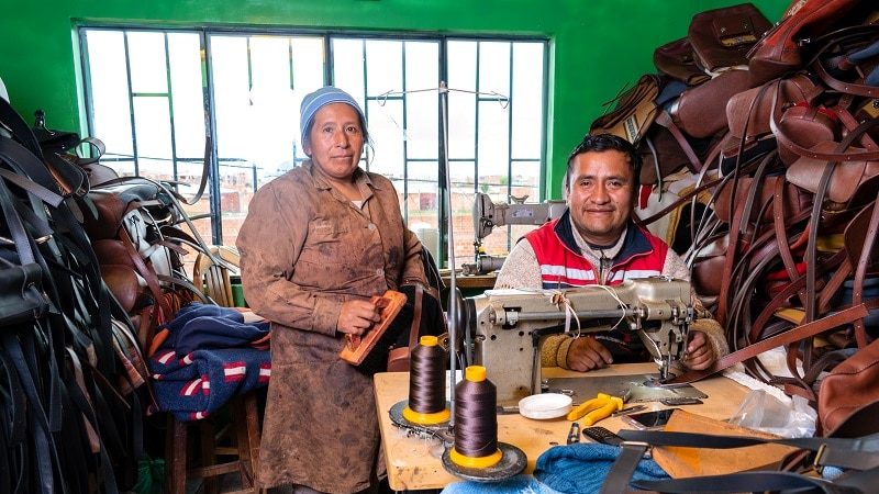 Fabrique artisanale en Bolivie