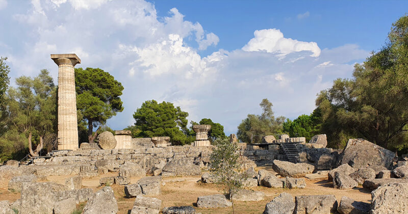 temple zeus olympie 