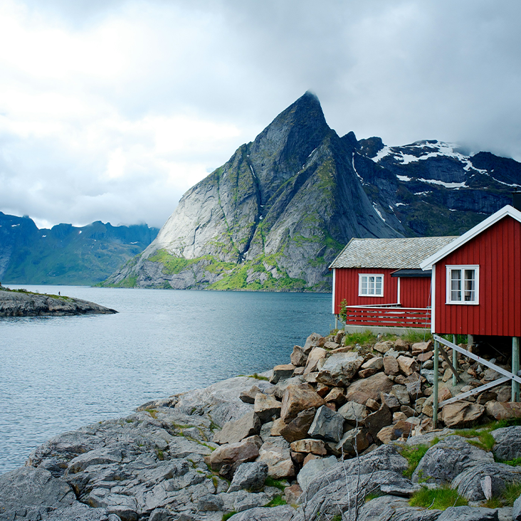 Eliassen Rorbuer, Hamnøy, Norvège